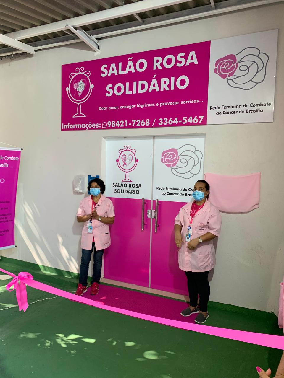 Espaço de palestras na Casinha Rosa