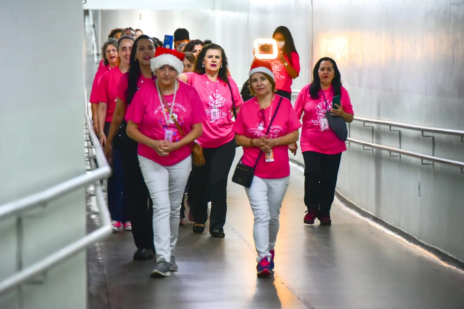 Voluntárias da Rede Feminina em evento